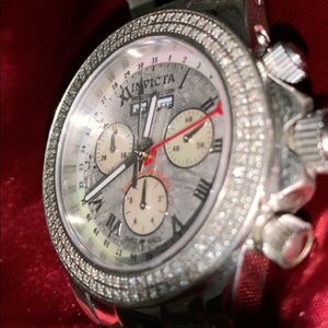 Invicta professional 100m diamond meteorite